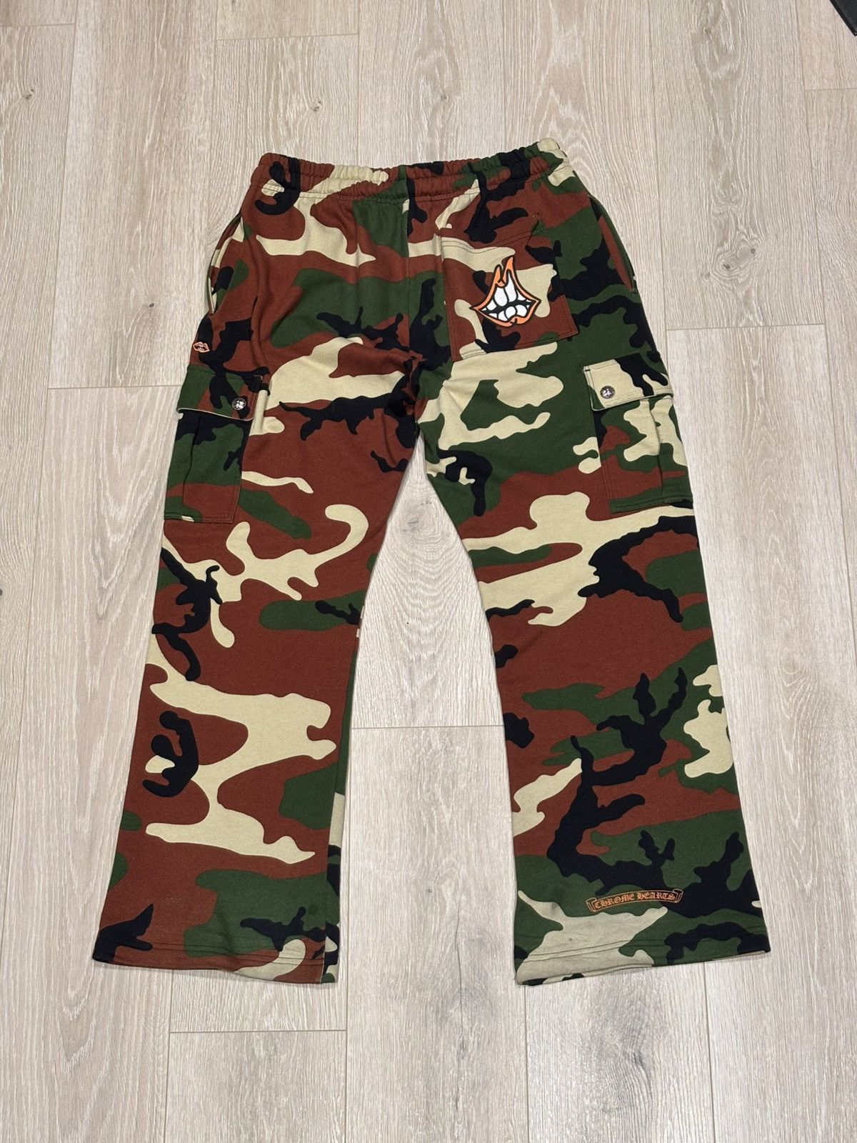 Chrome Hearts Chrome Hearts Matty Boy Camo Caution Sweatpants Size US 36 / EU 52 - 2 Thumbnail