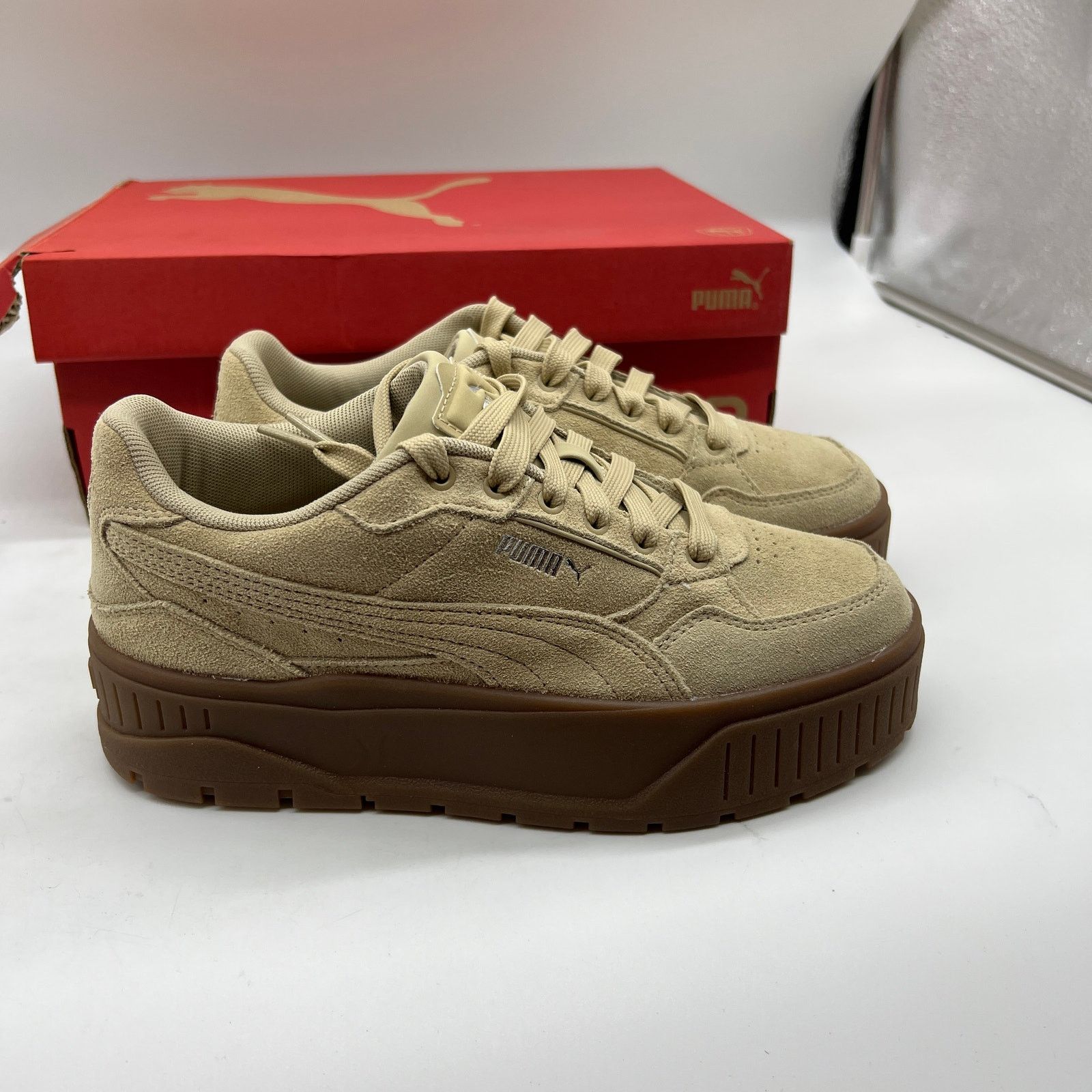 Other Puma Tan Sneakers with Brown Soles Women US Size 7.5 Size US 7.5 / IT 37.5 - 3 Thumbnail