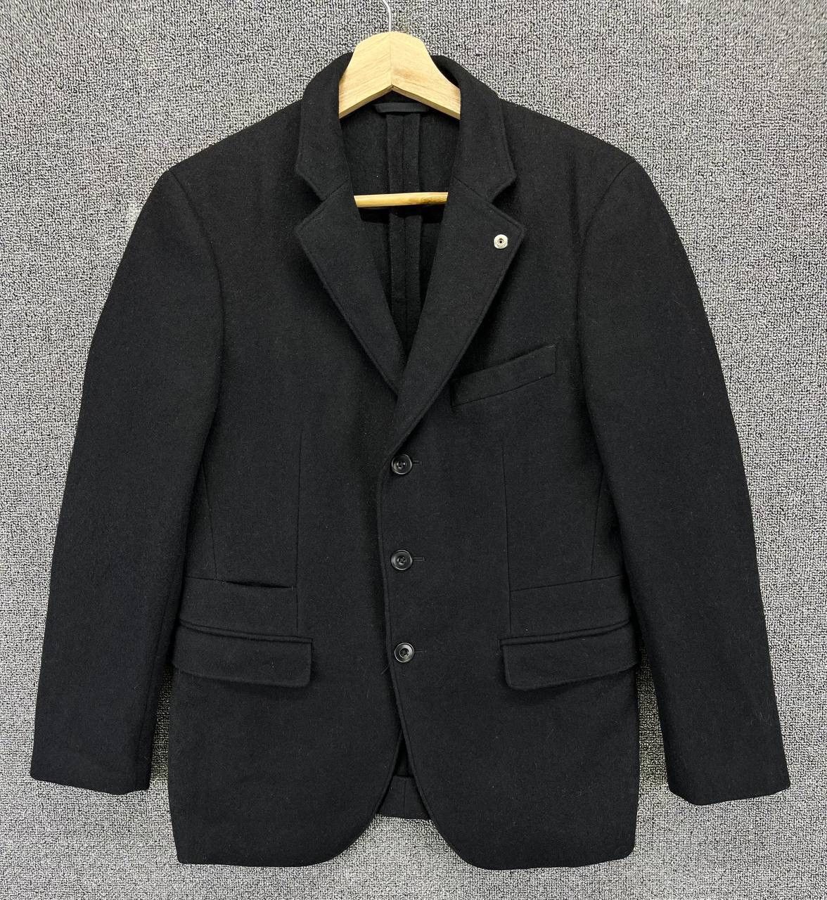 Lemaire × Uniqlo Lemaire Uniqlo Button Up Wool Black Jacket Size S / US 4 / IT 40 - 1 Thumbnail