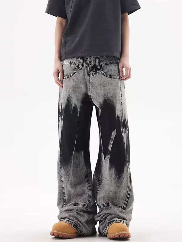 VIBE Heavyweight vintage wash tie-dye hip-hop baggy jeans Size US 30 / EU 46 - 1 Thumbnail