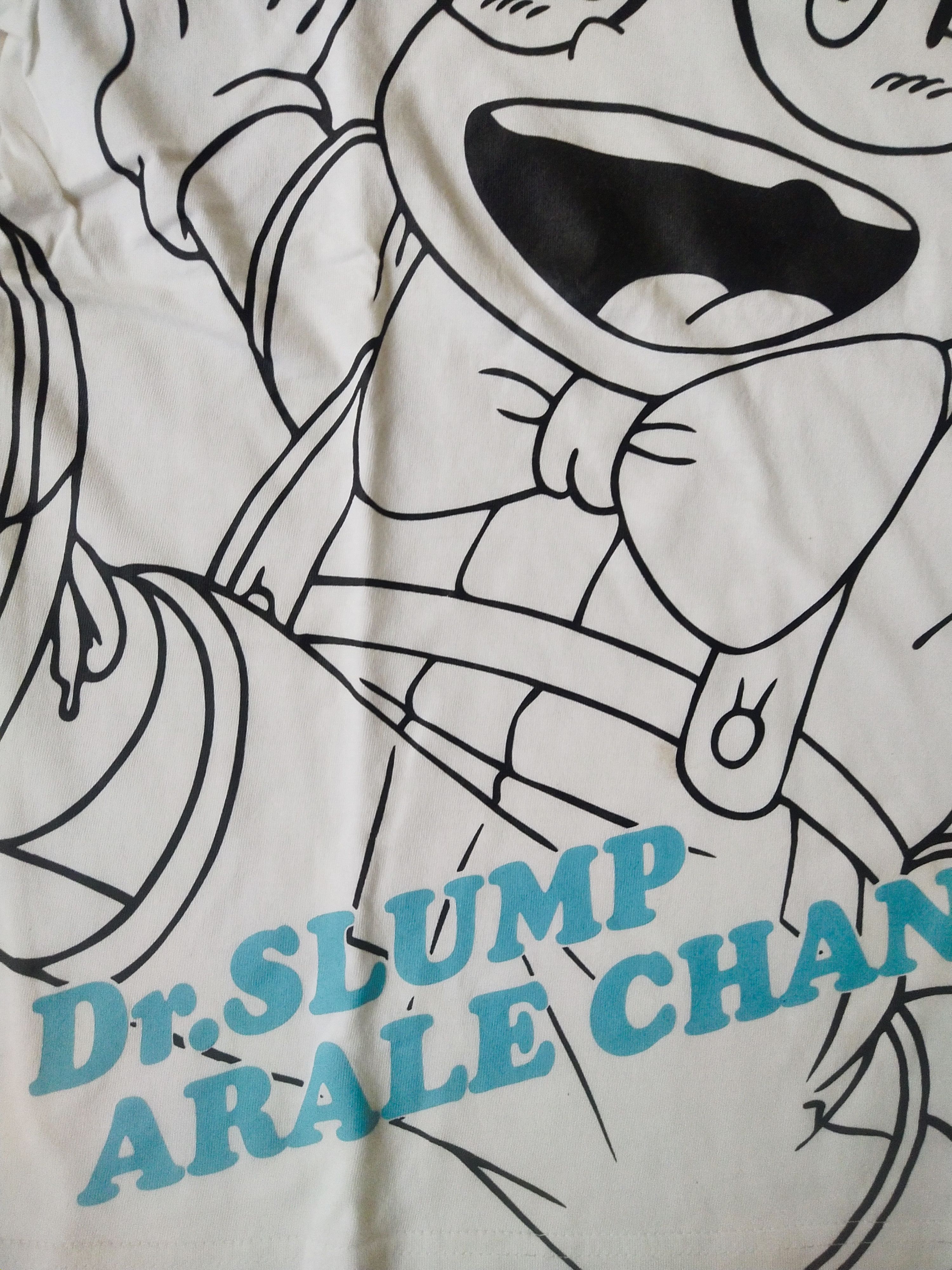 Anime Dr. Slump Arale DBZ AOP Mega Print White Anime Tee Size US M / EU 48-50 / 2 - 4 Thumbnail