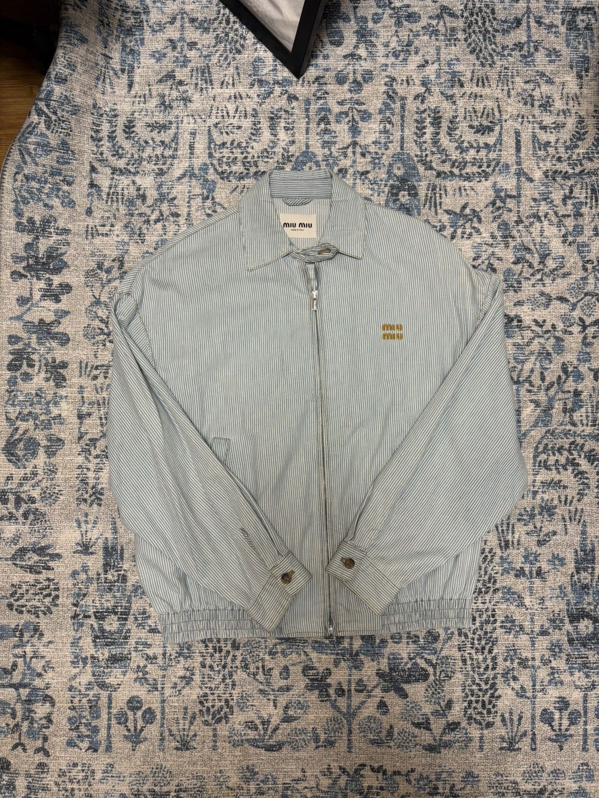 Miu Miu Miu Miu Chambray Jacket Size US M / EU 48-50 / 2 - 1 Thumbnail