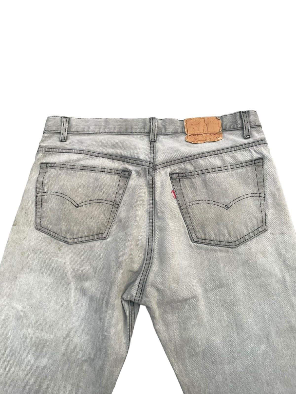 Levi's × Vintage Vintage 1993 Levis 501 e Faded Distresed Denim Size US 37 - 11 Thumbnail