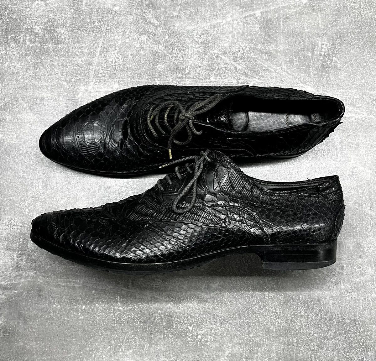 Barracuda Barracuda avant garde python learher bottega veneta style Size US 10.5 / EU 43-44 - 1 Thumbnail