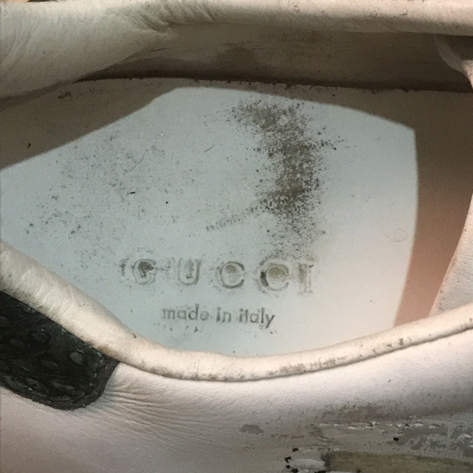 Gucci Gucci Ace Sneakers Embroidered Low-Top shoes leather white Size US 8 / IT 38 - 8 Thumbnail