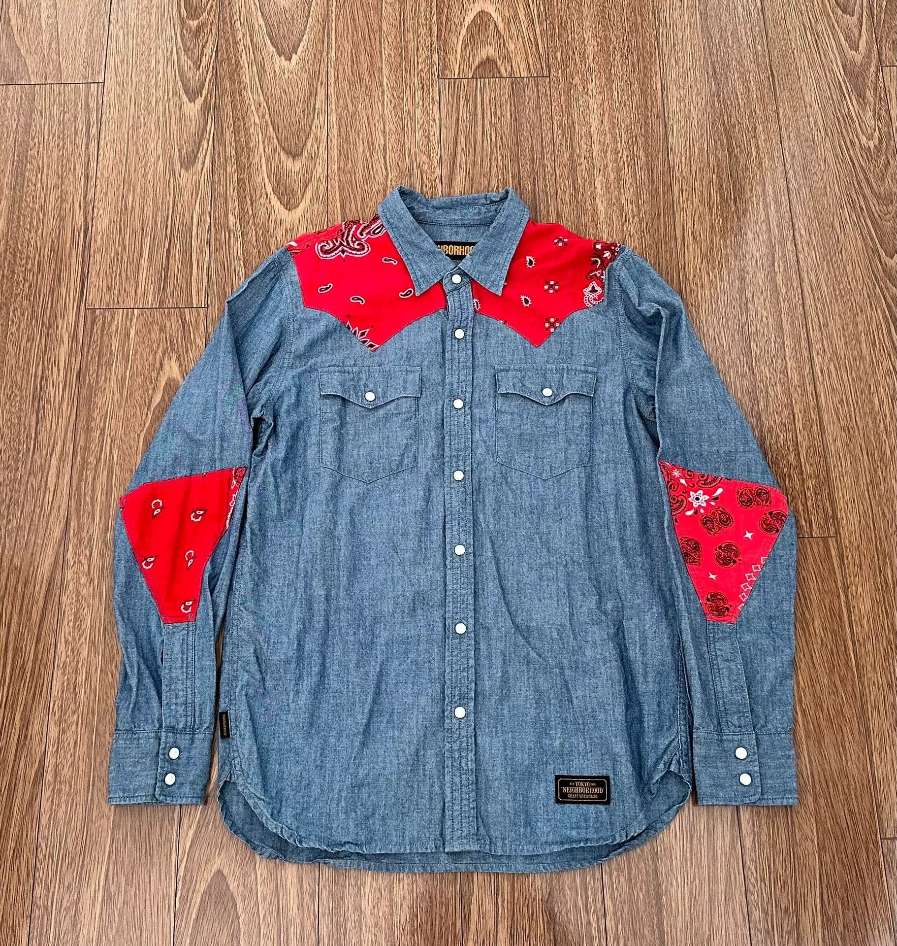 Neighborhood NEIGHBORHOOD Limited Paisley S/S C-Shirt Size US M / EU 48-50 / 2 - 1 Thumbnail