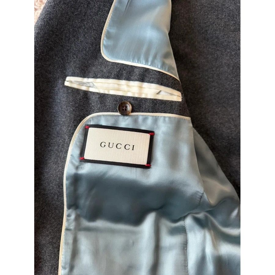 Gucci Gucci Men Wool Jacket Blazer Size IT46 Small Size 36R - 6 Thumbnail