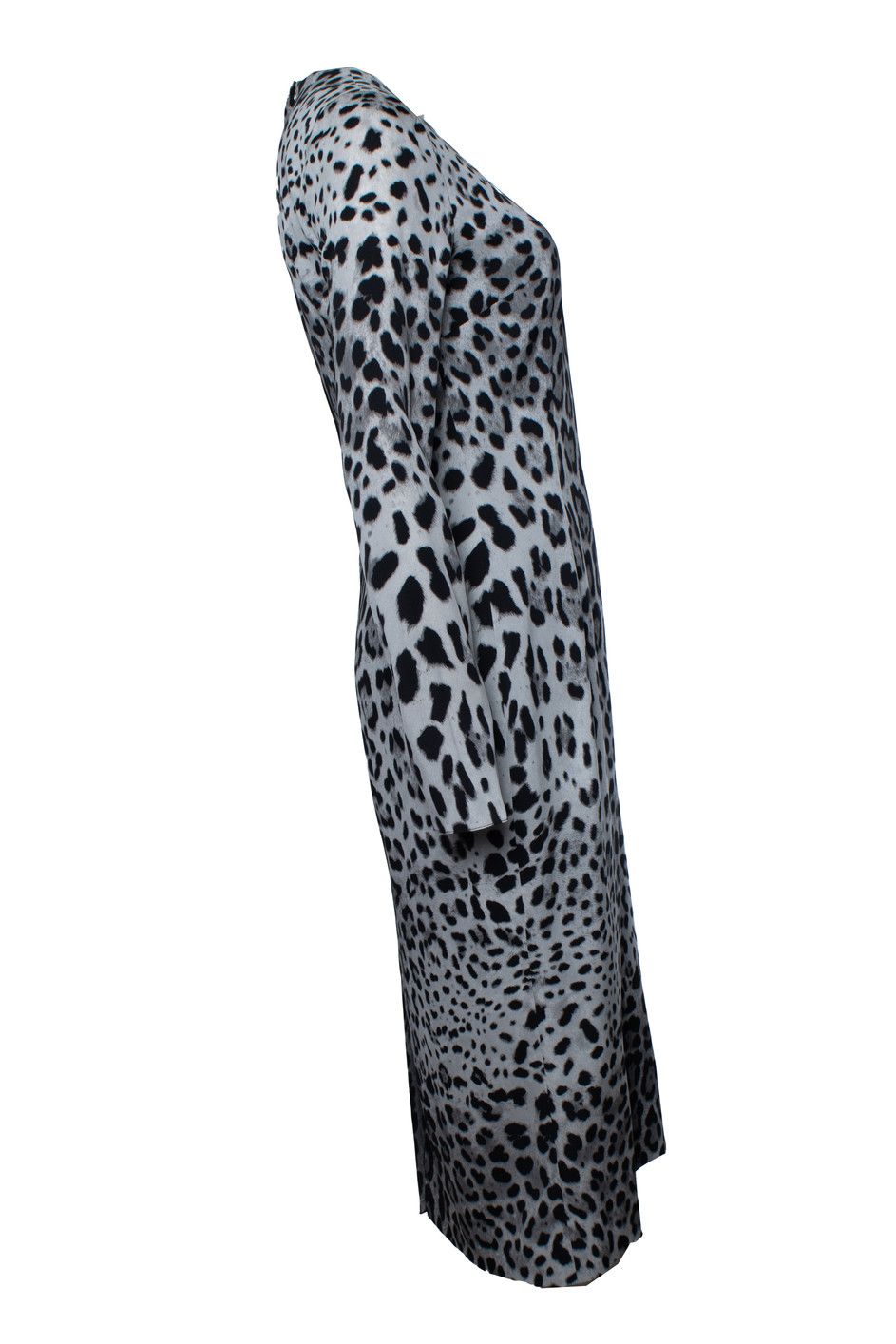Dolce & Gabbana Dolce & Gabbana, grey leopard printed maxi dress Size S / US 4 / IT 40 - 3 Thumbnail