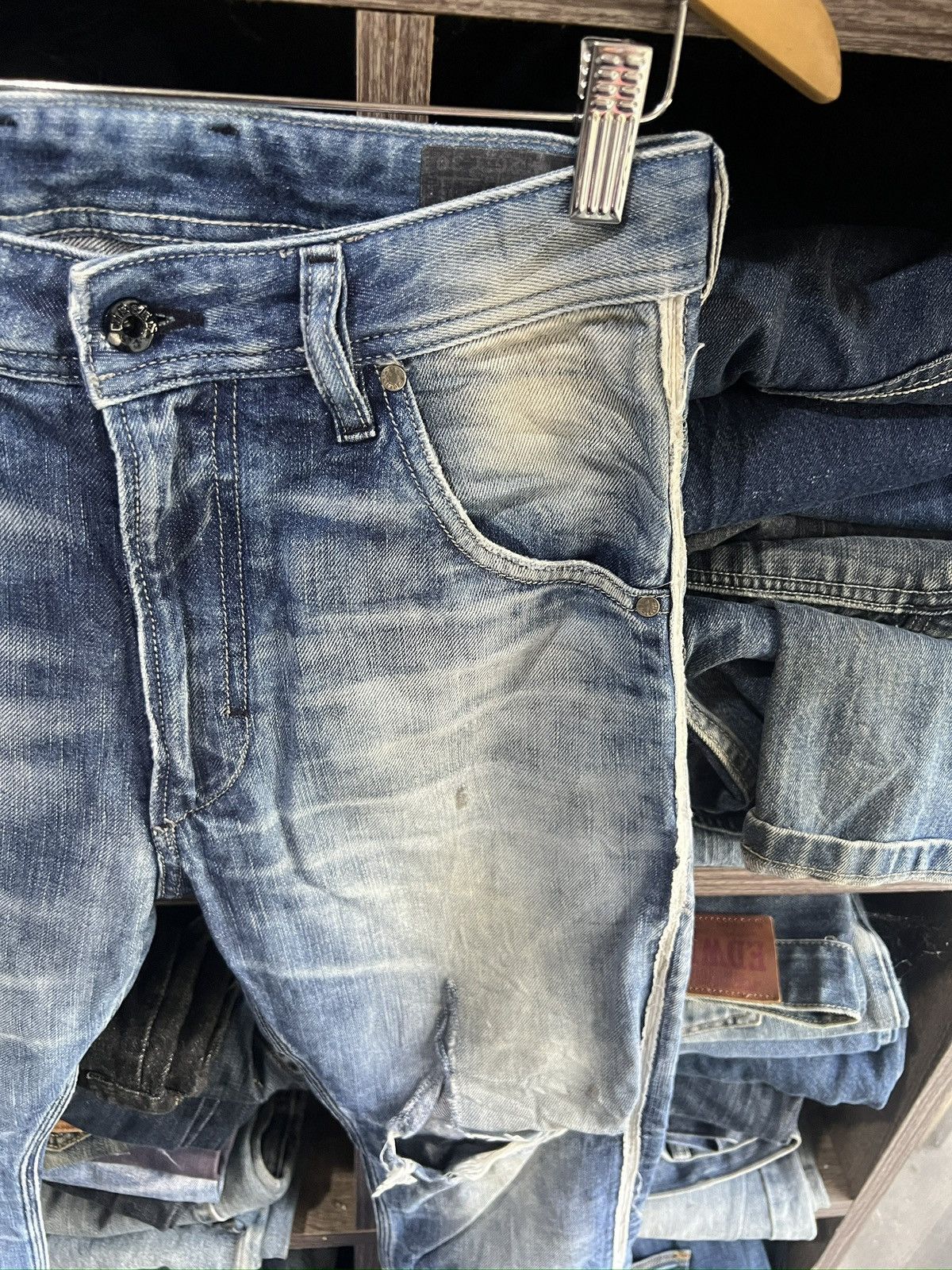 Diesel 🔥Vintage Diesel Distressed Denim Size US 29 - 6 Thumbnail