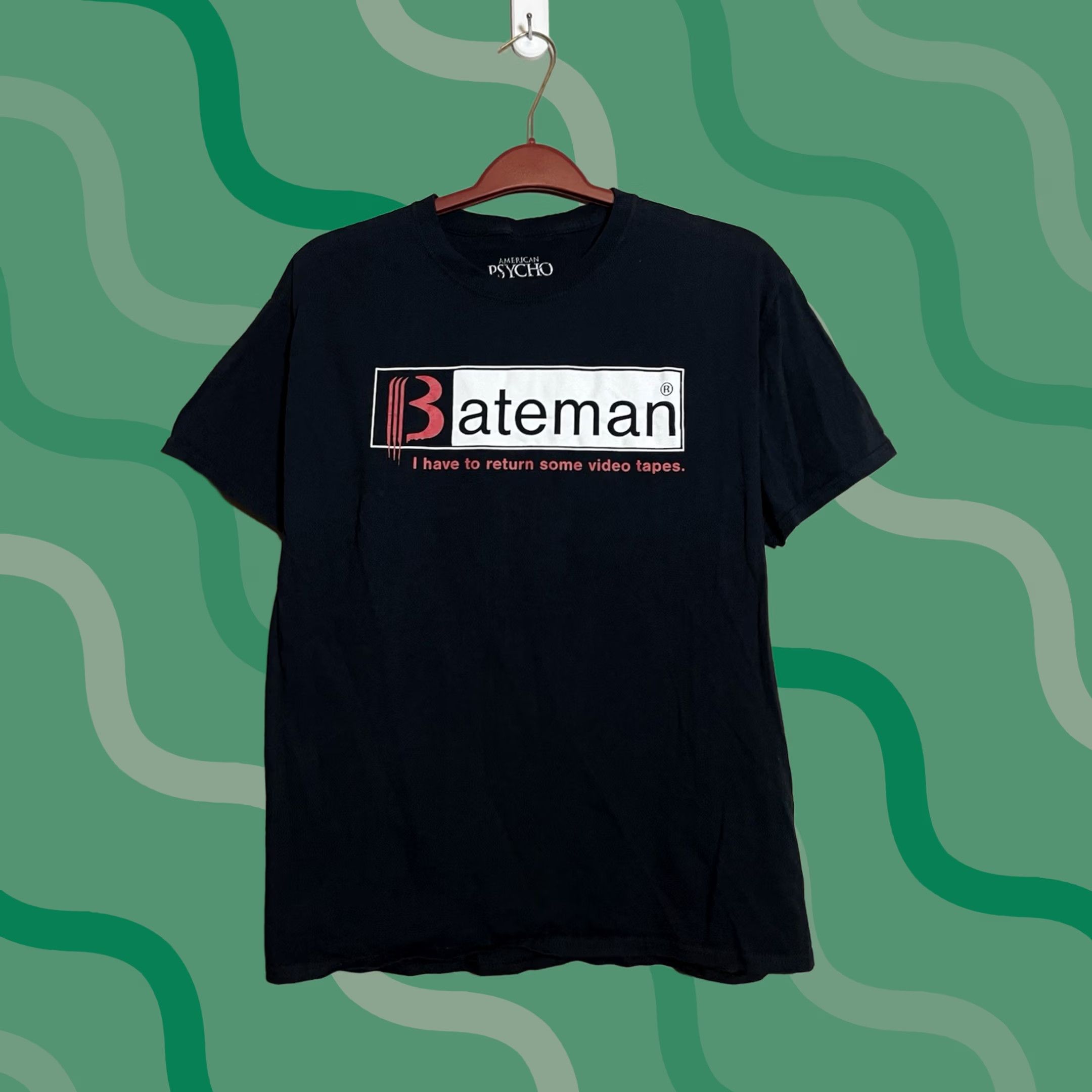 Vintage American Psycho Bateman T-shirt Mens L Black Graphic Print Horror Loot Crate 90s Vintage? Size US L / EU 52-54 / 3 - 1 Thumbnail