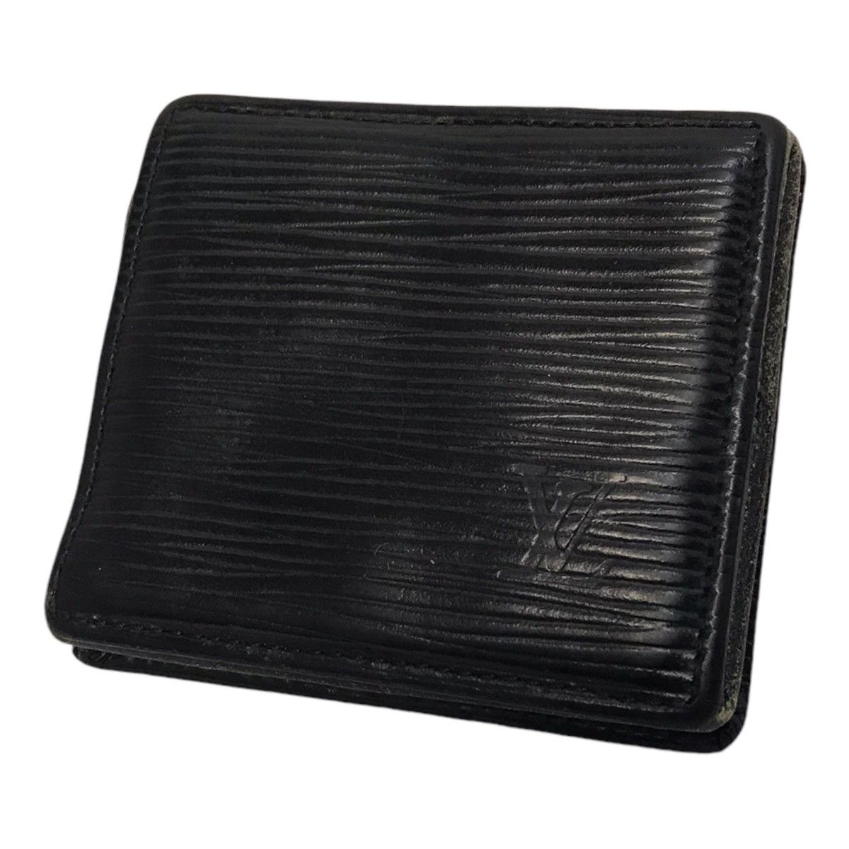 Louis Vuitton Lovis Vuitton Epi Leather Coin Purse Card Wallet Black Size ONE SIZE - 1 Thumbnail