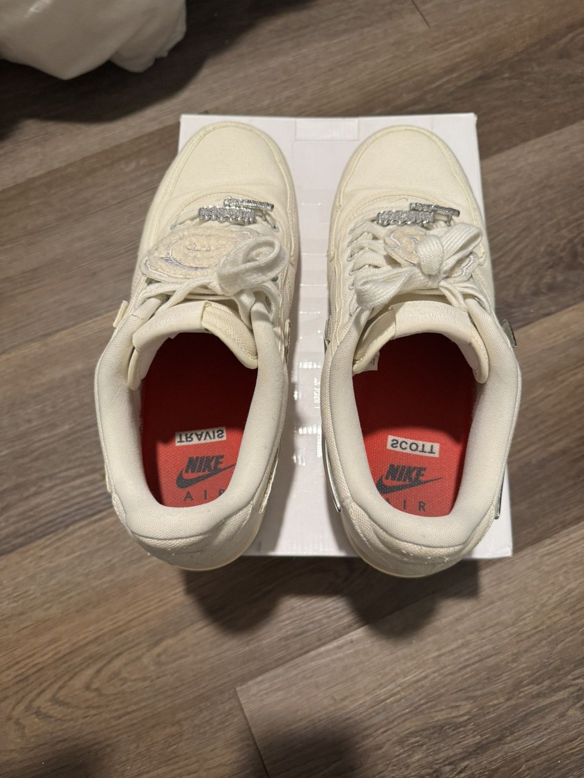 Nike × Travis Scott Travis Scott x Air Force 1 ‘Sail’ Size US 11.5 / EU 44-45 - 9 Thumbnail
