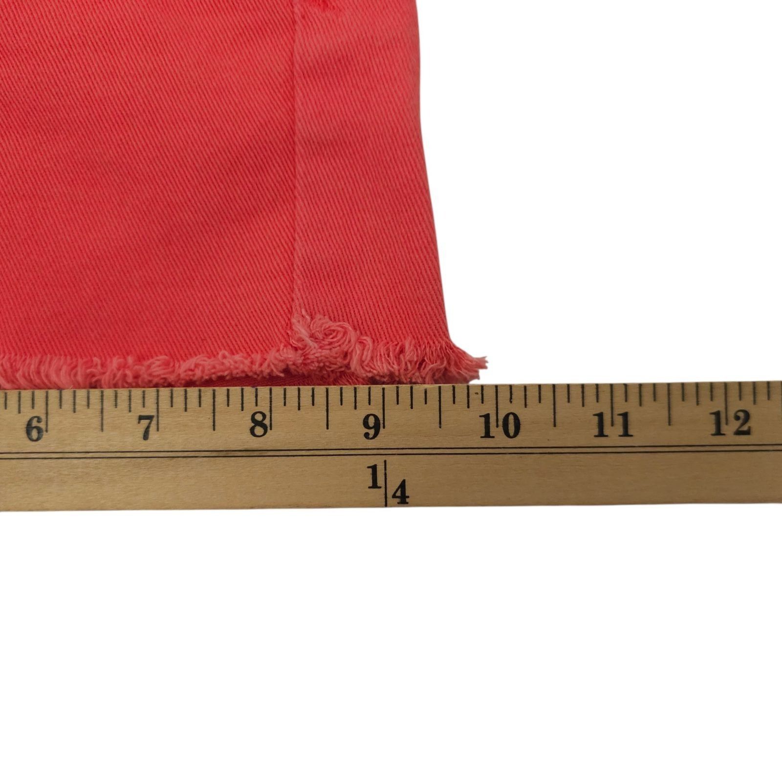 Other Delias Taylor Cut Off Denim Shorts Pink Coral Size 1/2 Low R Size 28" / US 6 / IT 42 - 20 Thumbnail