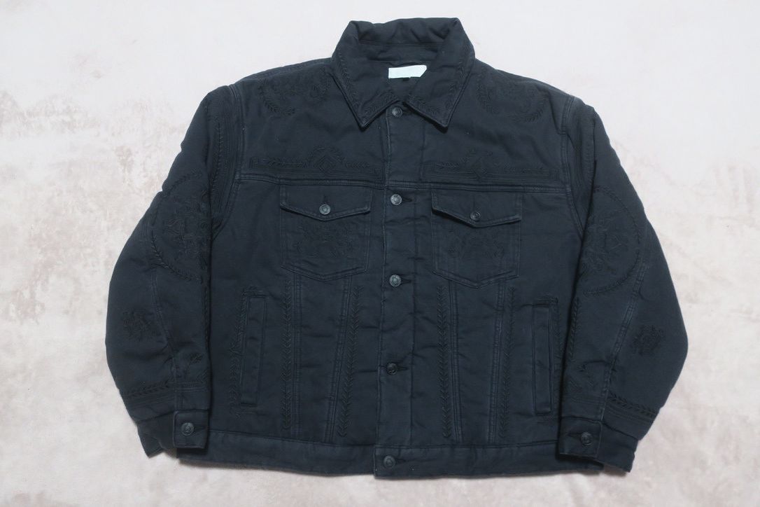 Kith Kith Men's Black Embroidered Coat Size US L / EU 52-54 / 3 - 2 Thumbnail