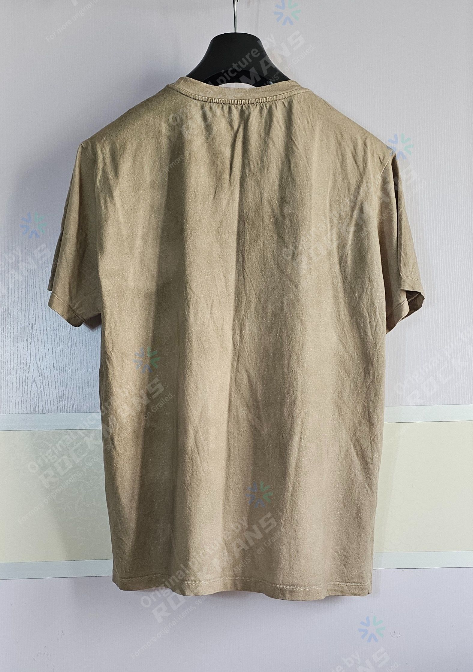 Balmain Balmain Men's Desert Oversize T-Shirt in Sand/Mole M Size US M / EU 48-50 / 2 - 5 Thumbnail