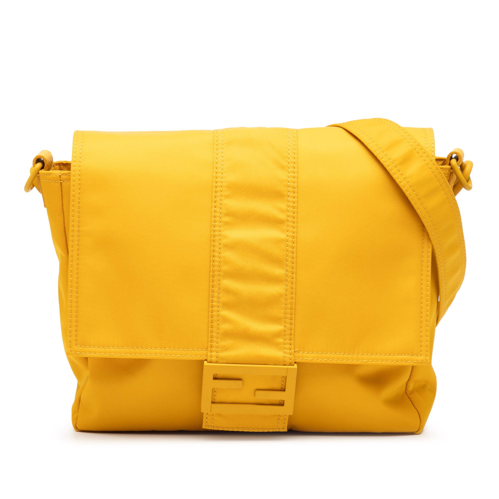 Fendi Fendi Medium Econyl Nylon Baguette Crossbody Size ONE SIZE - 1 Thumbnail