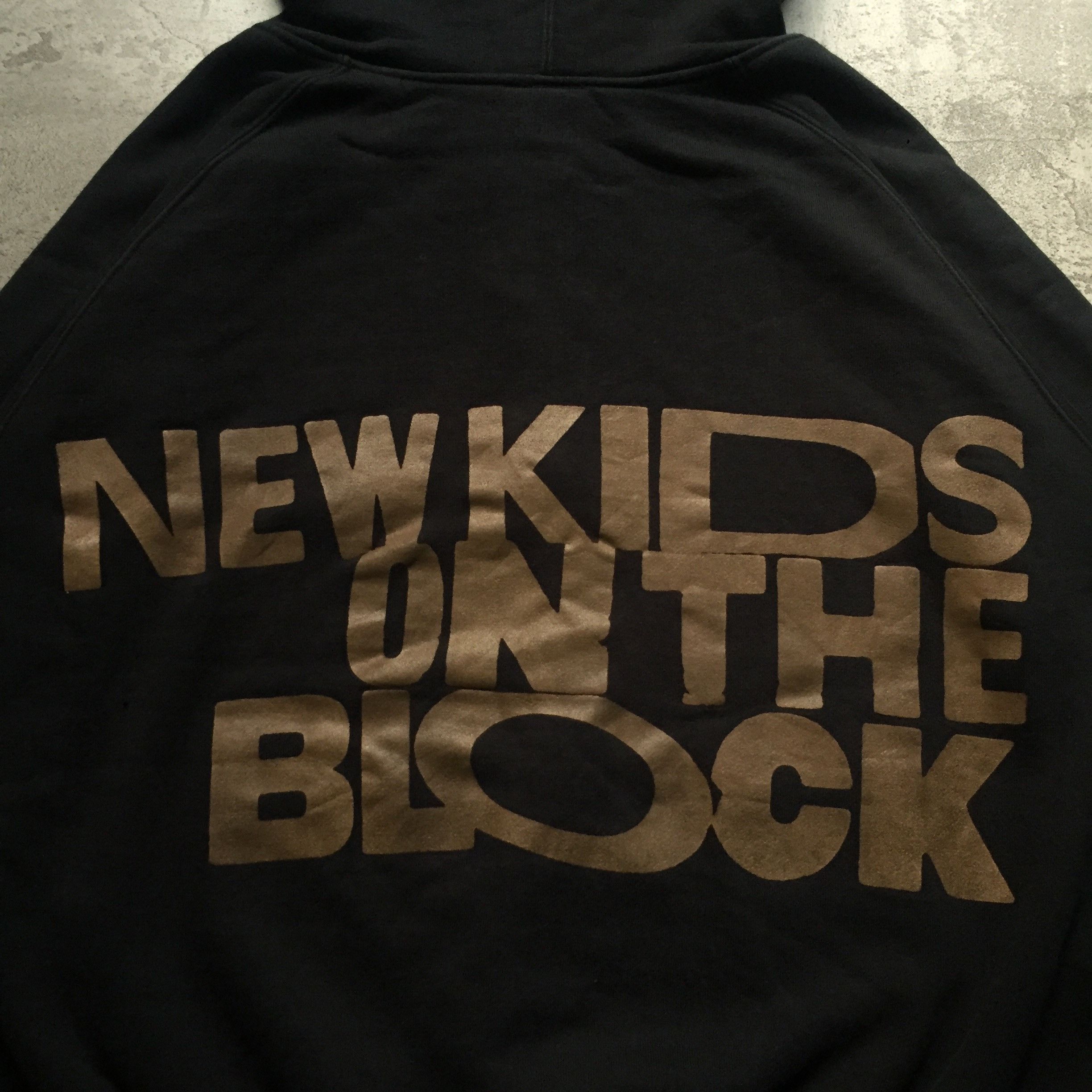 Band Tees × Vintage 90s Band New Kids On The Block Sony Records Zip Hoodie Size US L / EU 52-54 / 3 - 2 Thumbnail