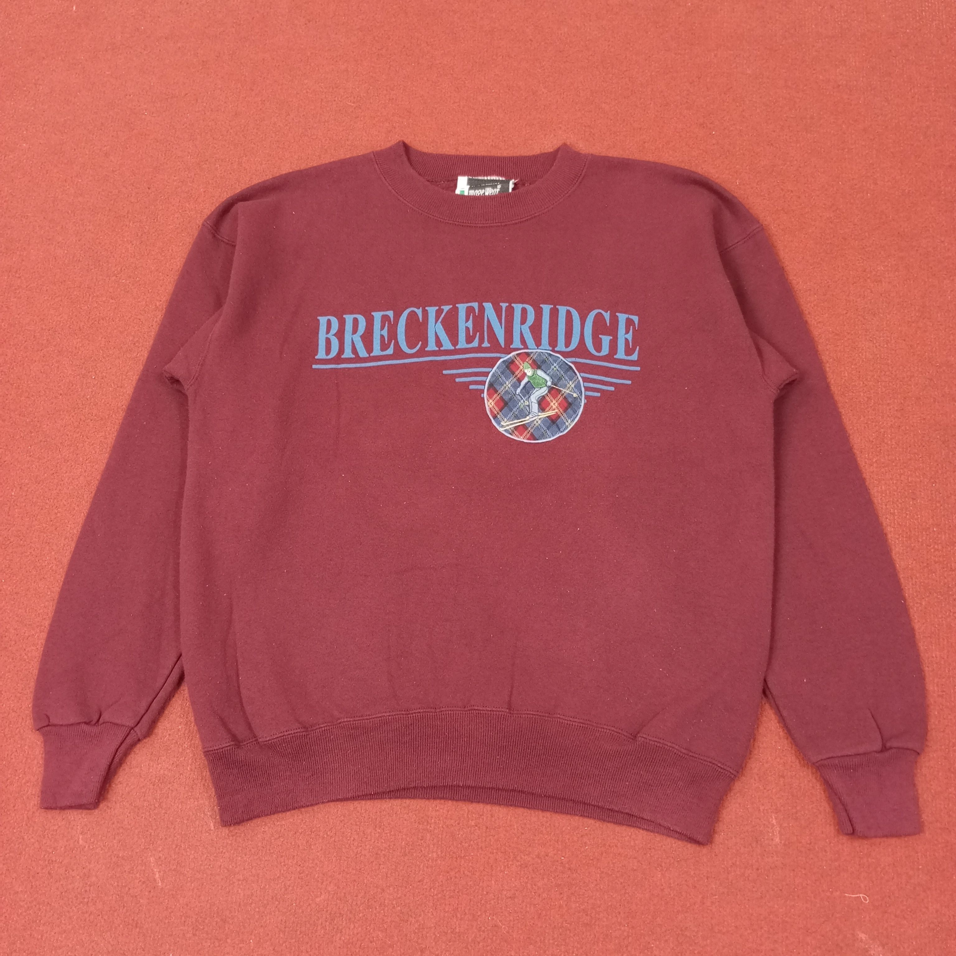 Vintage Breckenridge Streetwear Style Sweatshirt c253n6 Size US M / EU 48-50 / 2 - 1 Thumbnail