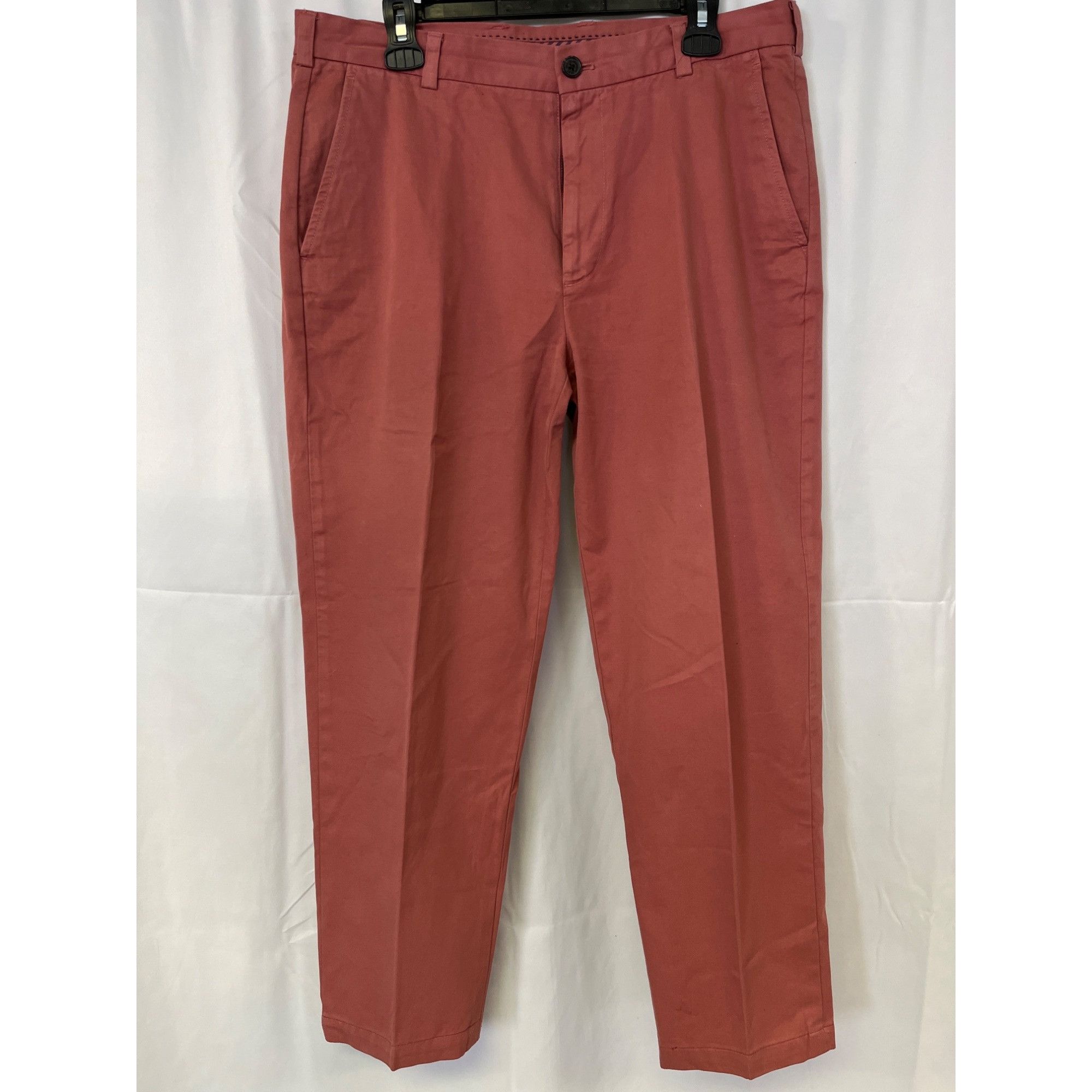 Brooks Brothers Brooks Brothers Men's Pink Chino Pants/Flat Front 36x30 SKU Size US 36 / EU 52 - 1 Thumbnail