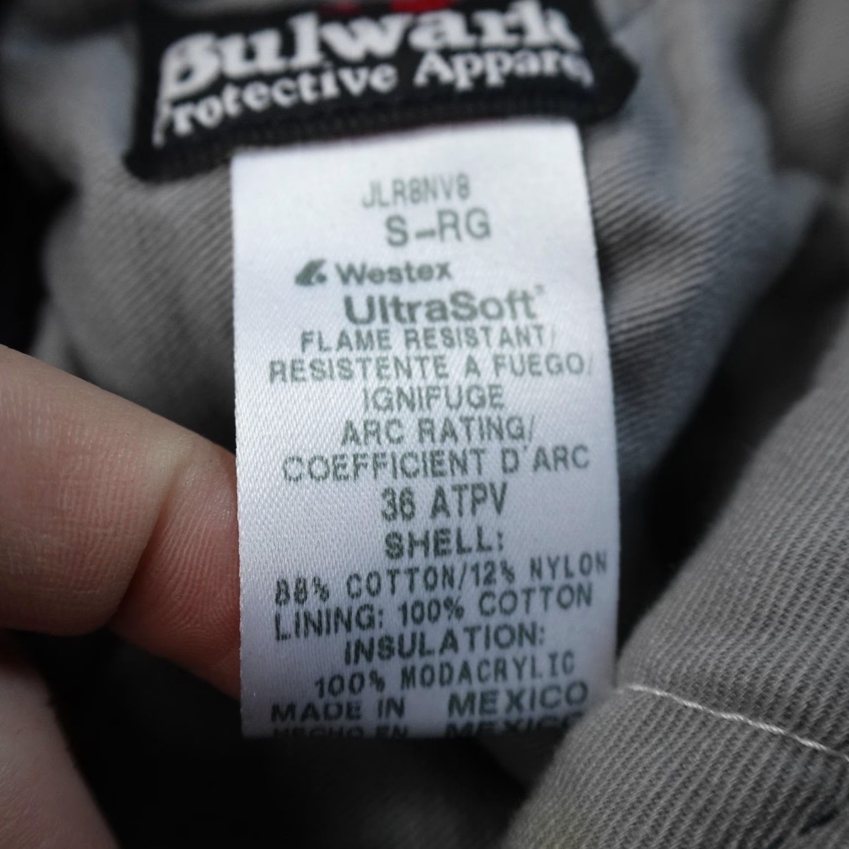 Vintage Bulwark Jacket Mens S Blue Flame Resistant FR Insulated Hooded Work Parka Coat Size US S / EU 44-46 / 1 - 5 Thumbnail