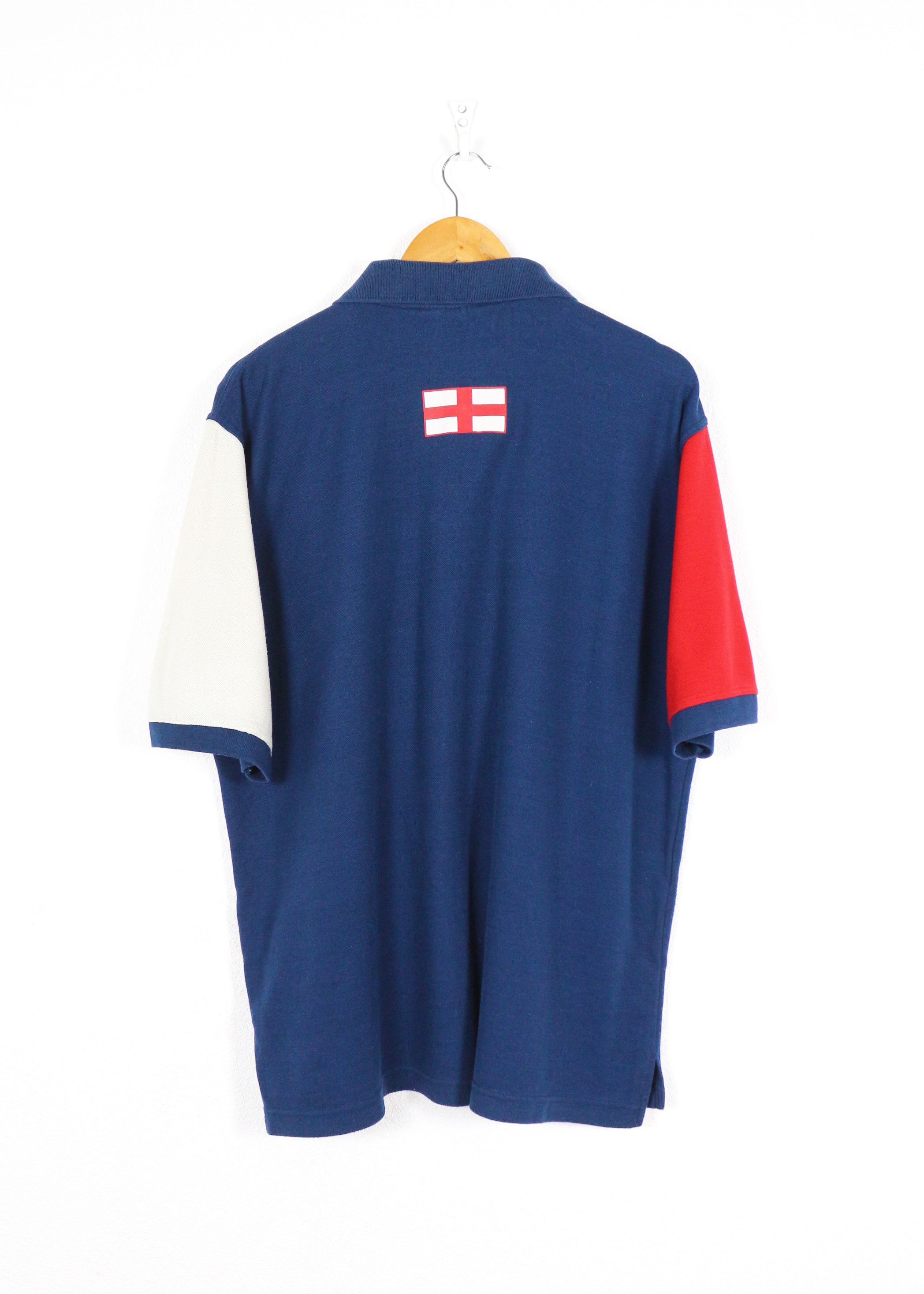 Vintage Vintage England Admiral Rugby Polo British Shirt 90s Size US M / EU 48-50 / 2 - 8 Thumbnail
