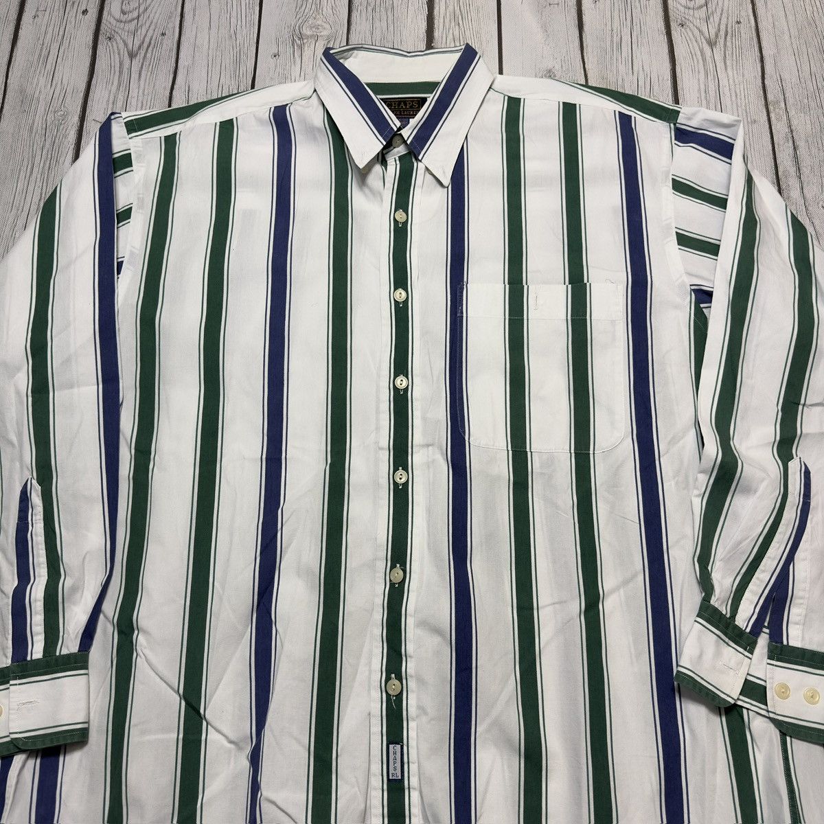 Chaps Ralph Lauren × Vintage Vintage Chaps Ralph Lauren shirt Size US XL / EU 56 / 4 - 3 Thumbnail
