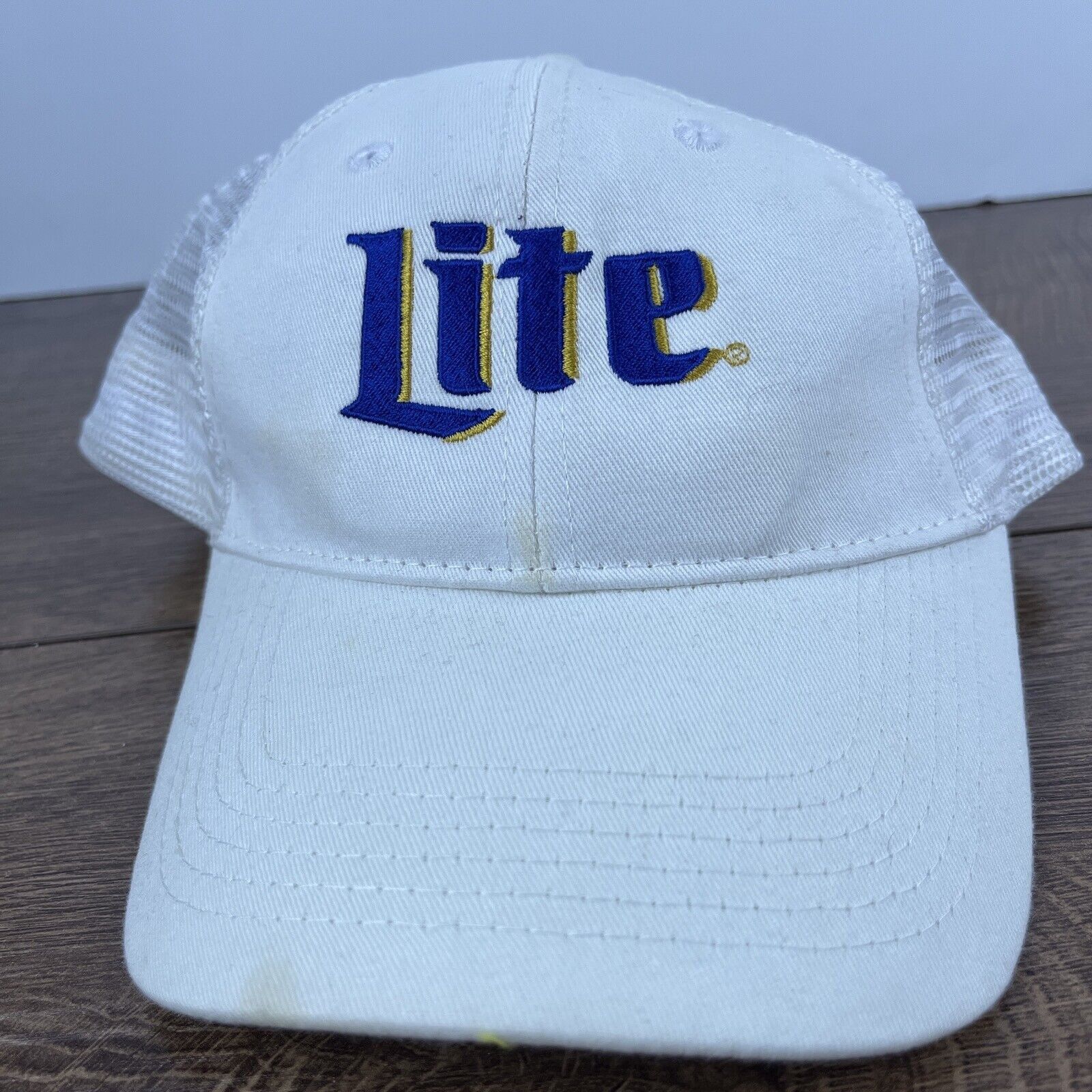 Other Miller Lite Hat Miller Hat Snapback White Adjustable Hat Adu Size ONE SIZE - 1 Thumbnail