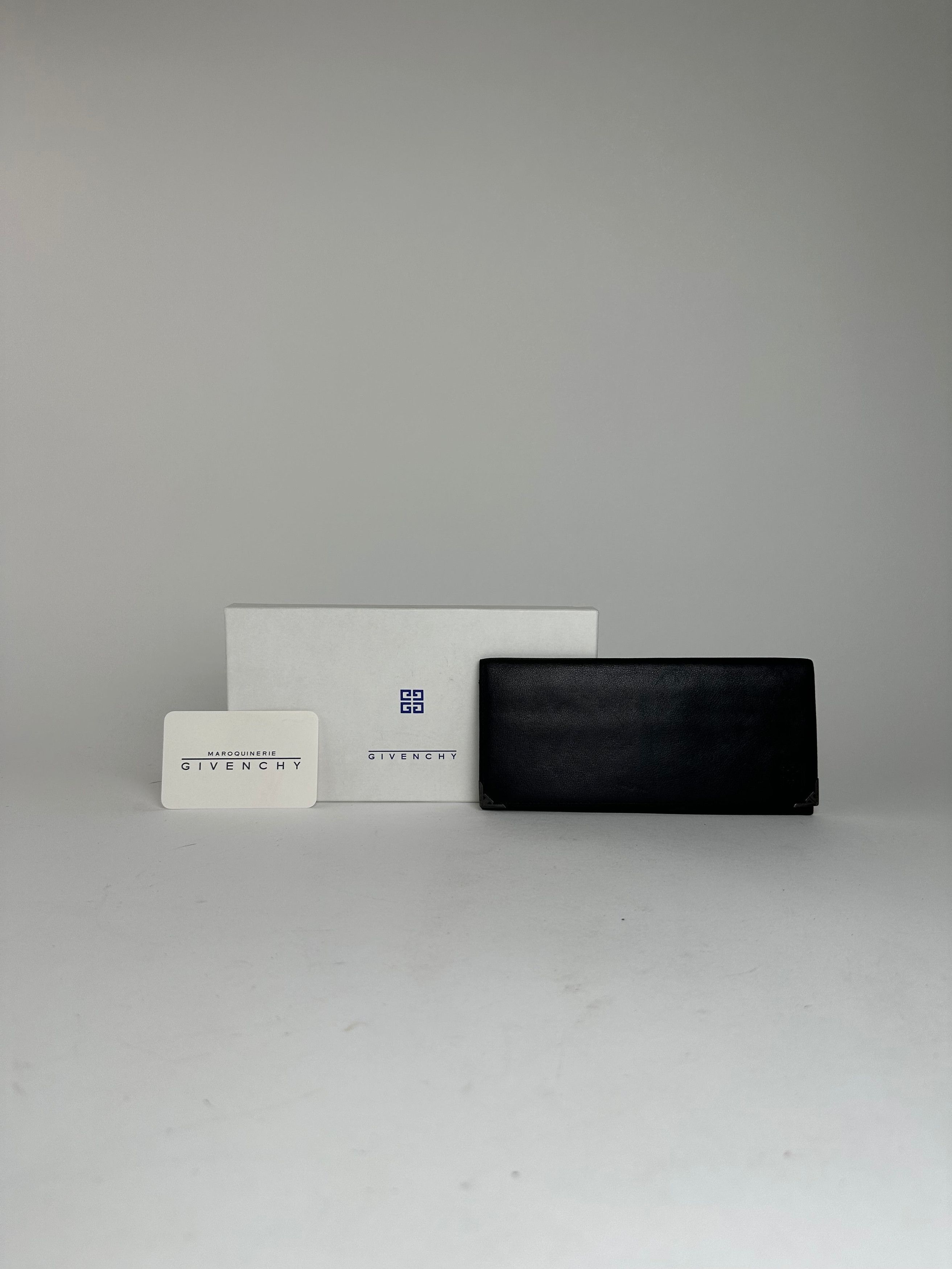 Givenchy Vintage Leather ID Holder Black Size ONE SIZE - 1 Thumbnail
