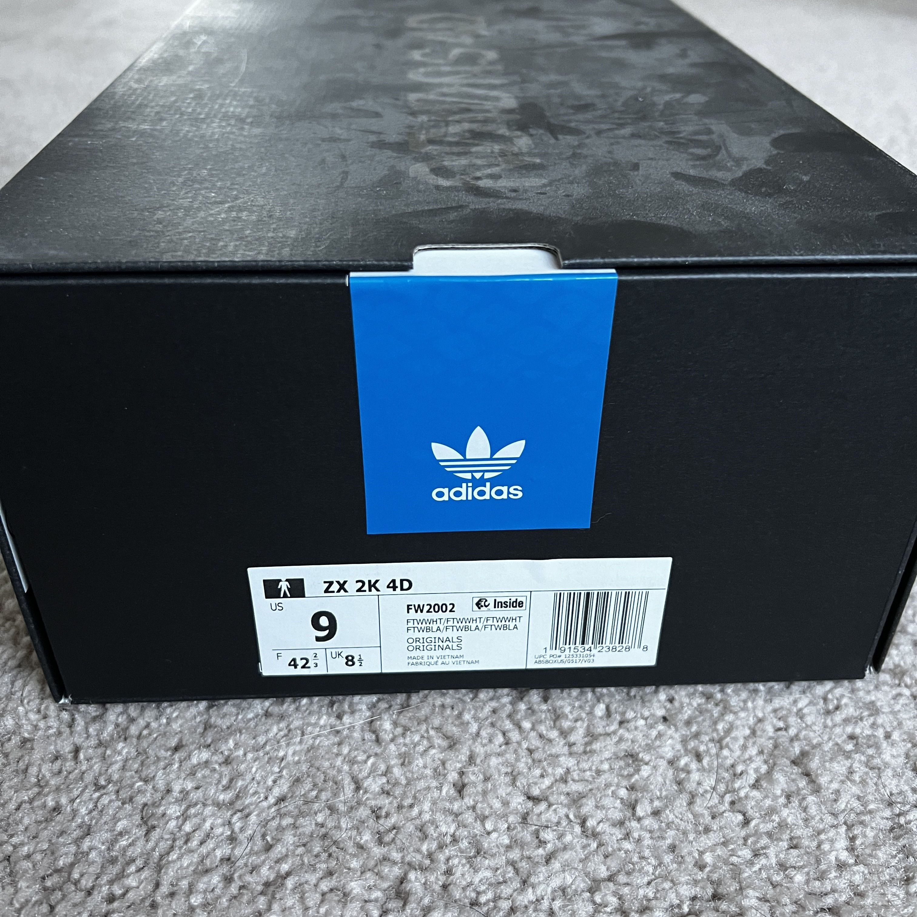 Adidas Adidas ZX 2K 4D White / Green Size US 9 / EU 42 - 9 Thumbnail