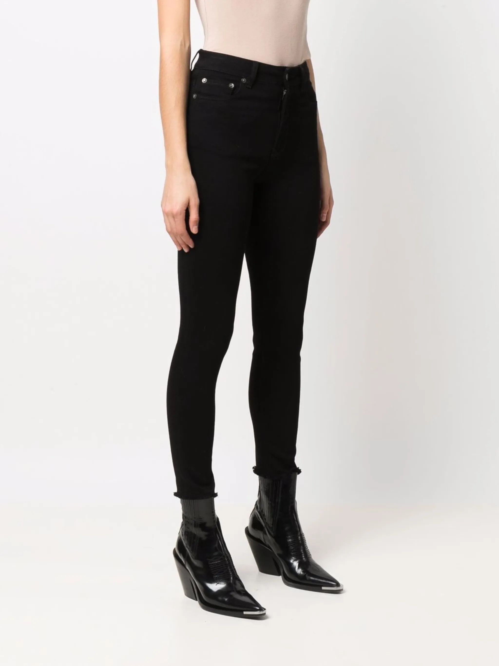 Golden Goose o1y0725 Denim Pant in Black Size 25" / US 0 / IT 36 - 2 Thumbnail