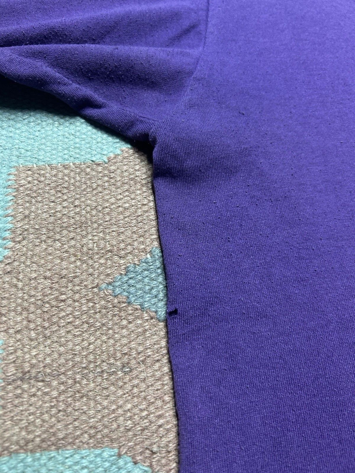 Vintage 80s pocket t shirt blank plum jerzees single stitch soft L Size US L / EU 52-54 / 3 - 7 Thumbnail