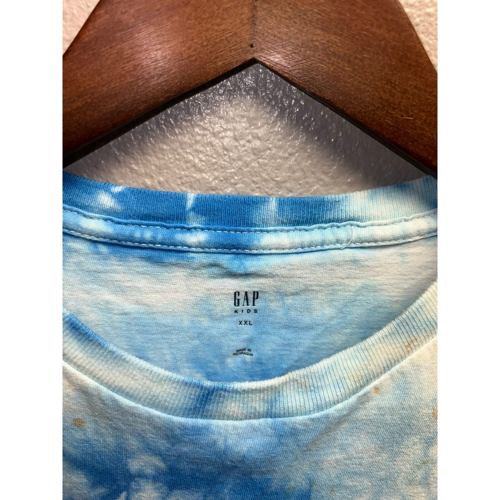 Gap Youth Grateful Dead Shirt Gap Kids Blue Tie Dye Tee XXL 2XL Size S / US 4 / IT 40 - 6 Thumbnail