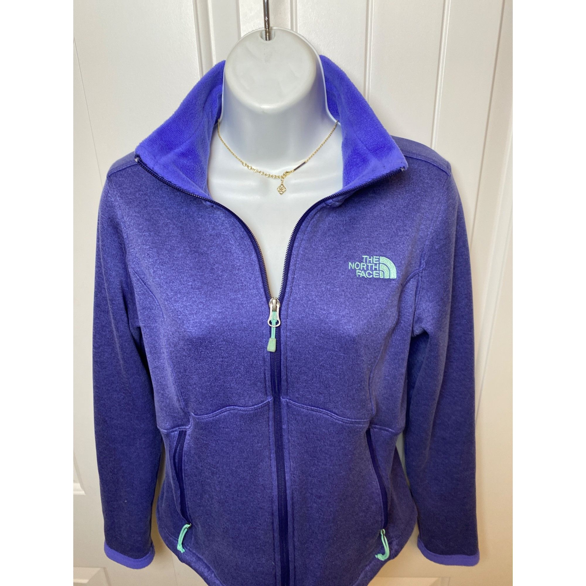 The North Face The North Face Womens Fleece Jacket S Purple Zip-Up, Small Size S / US 4 / IT 40 - 10 Thumbnail