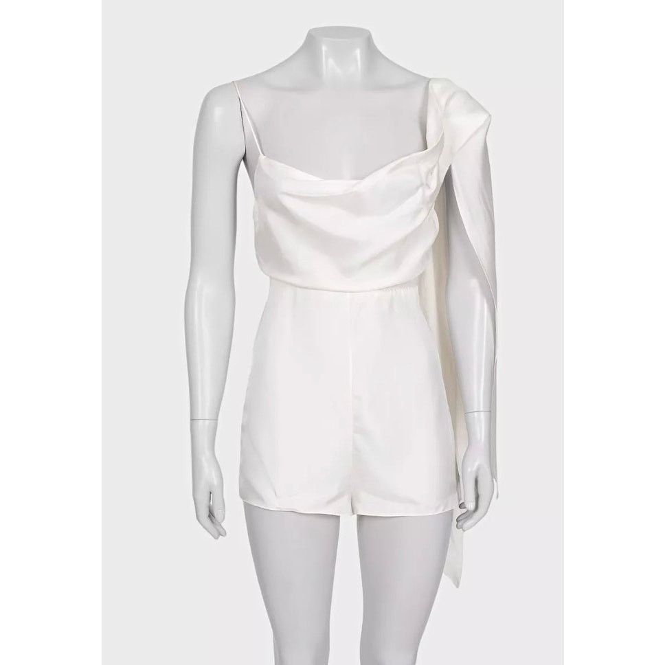 Dior Christian Dior White Open Back Jumpsuit - Size XS/34 Size 25" / US 0 / IT 36 - 1 Thumbnail