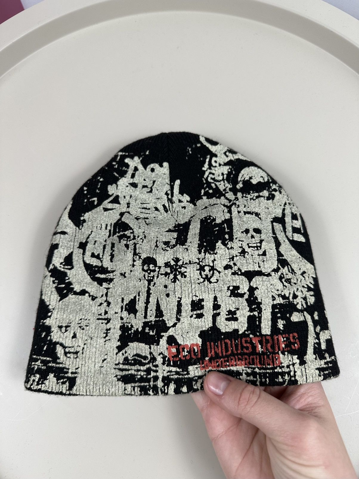 Vintage Eco vintage printed hat Size ONE SIZE - 2 Thumbnail