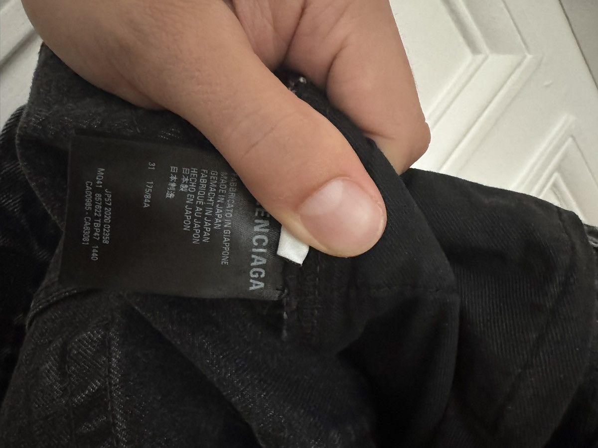 Balenciaga Jean Balanciaga Black Size US 31 - 5 Thumbnail