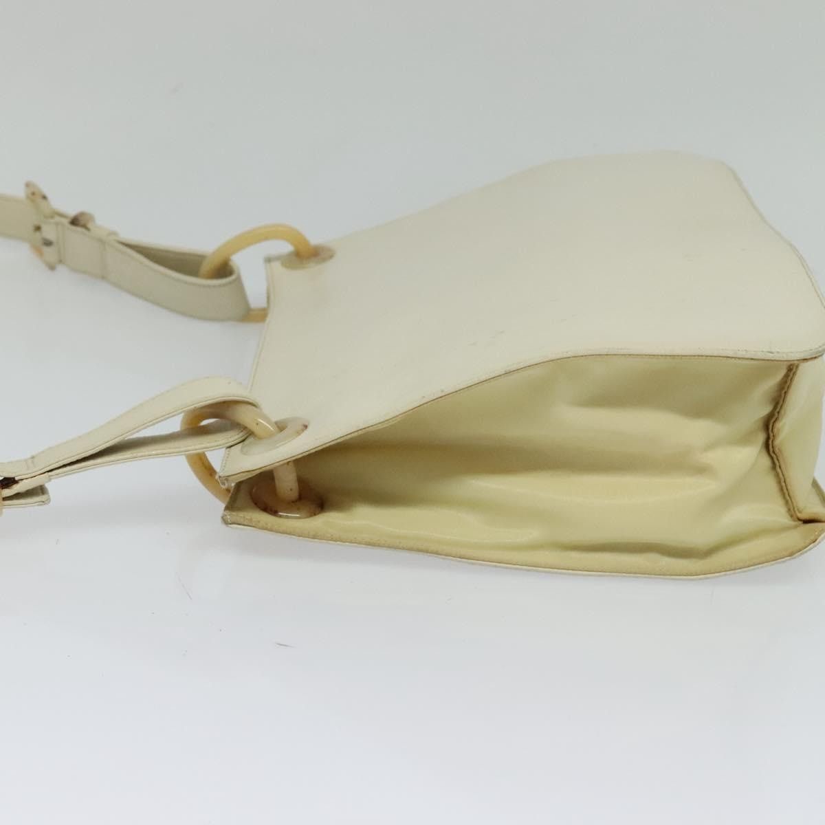 Prada PRADA Shoulder Bag Leather Beige Size ONE SIZE - 4 Thumbnail