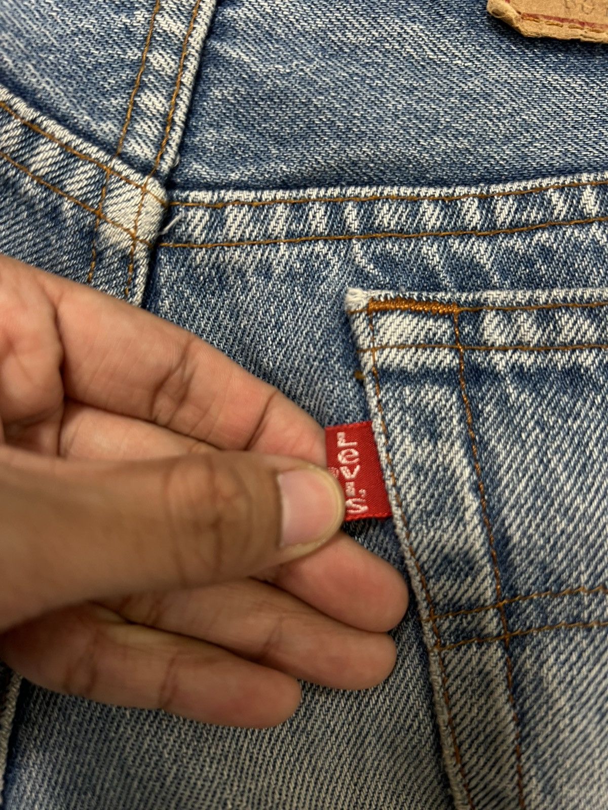Levi's 🔥80s VINTAGE LEVIS 501 DISTRESS DENIM Size US 32 / EU 48 - 15 Thumbnail