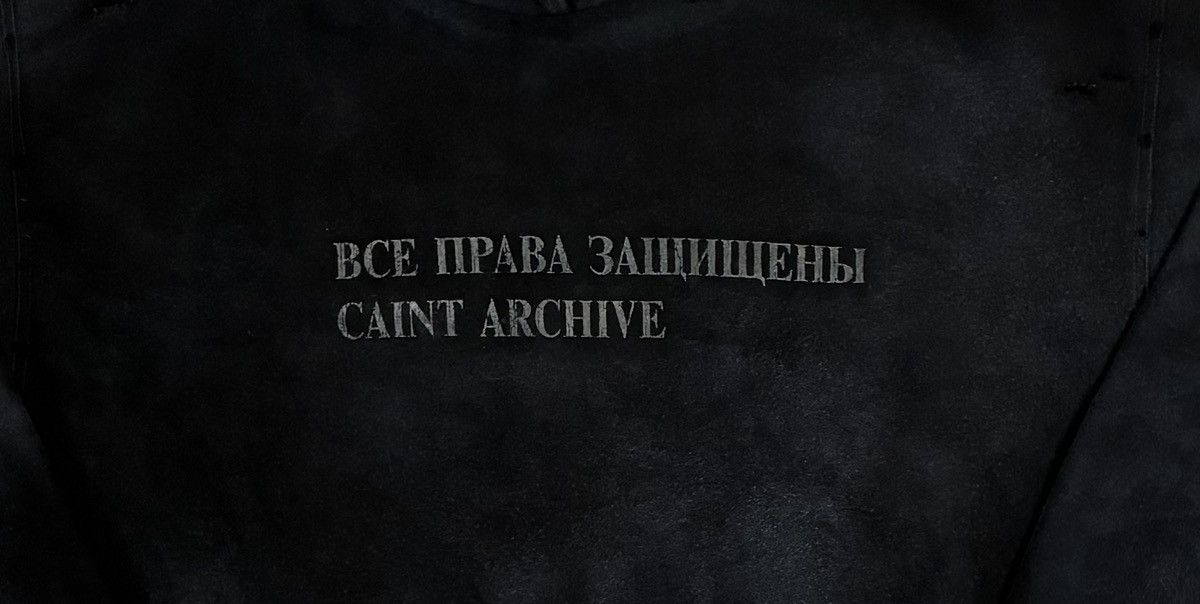 Other CAINT ARCHIVE “Русский” Cyrillic Hoodie — Sample Size US XL / EU 56 / 4 - 3 Thumbnail