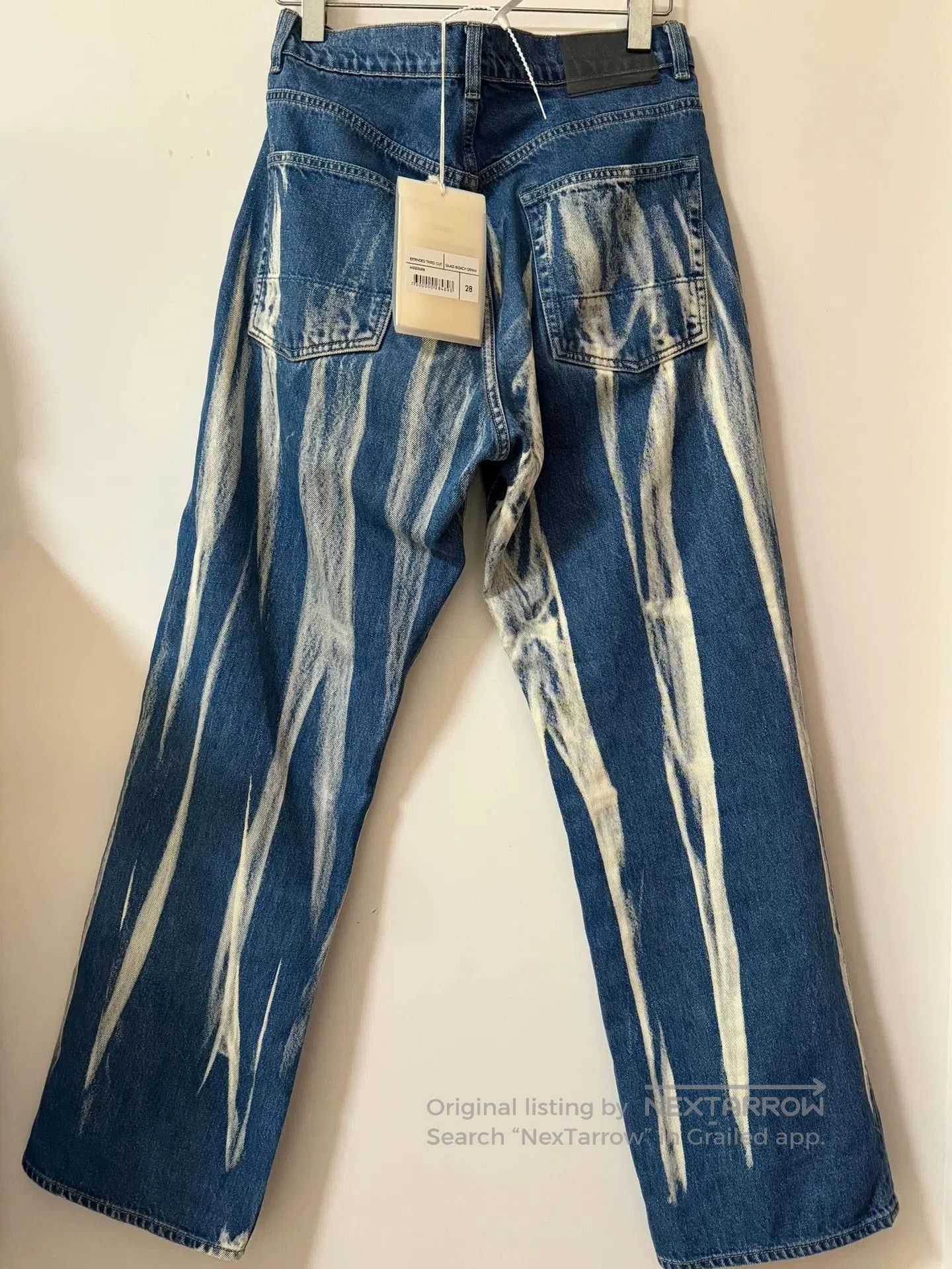 Our Legacy blue and white paint splatter denim pants. Size US 28 / EU 44 - 2 Thumbnail