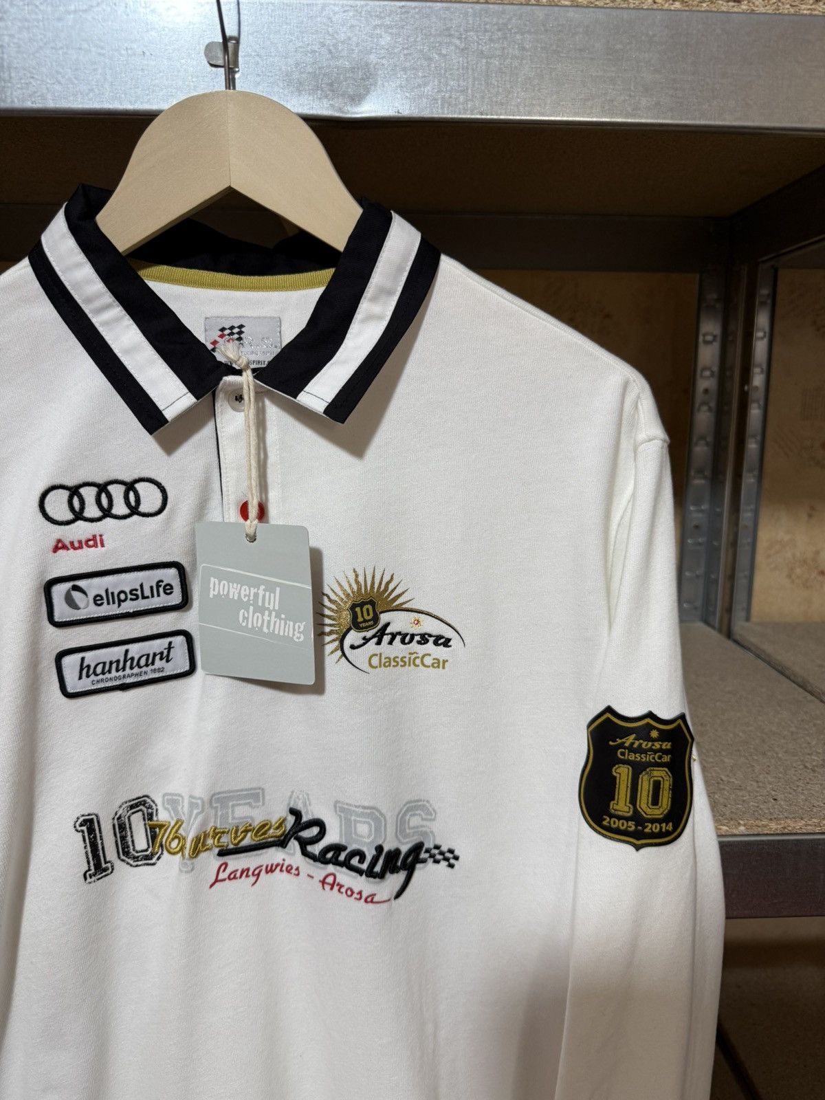 Audi × Vintage Vintage Audi Arosa Classic Car IROC Racing Polo T-Shirt Size US L / EU 52-54 / 3 - 6 Thumbnail