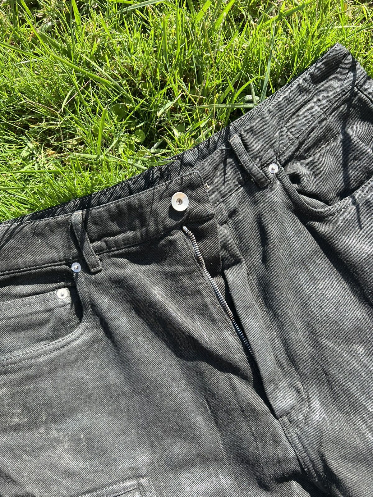 Rick Owens Drkshdw Rick Owens Double Cargo Jeans Size US 32 / EU 48 - 2 Thumbnail