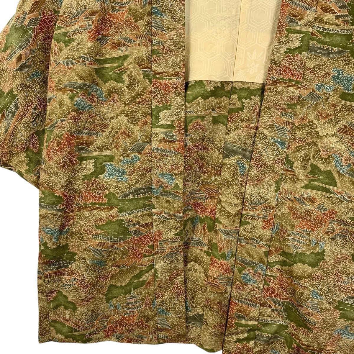 Vintage Vintage 70s KIMONO JAPAN KOMON MINKA Traditional Geisha Size XXL / US 16-18 / IT 52-54 - 5 Thumbnail