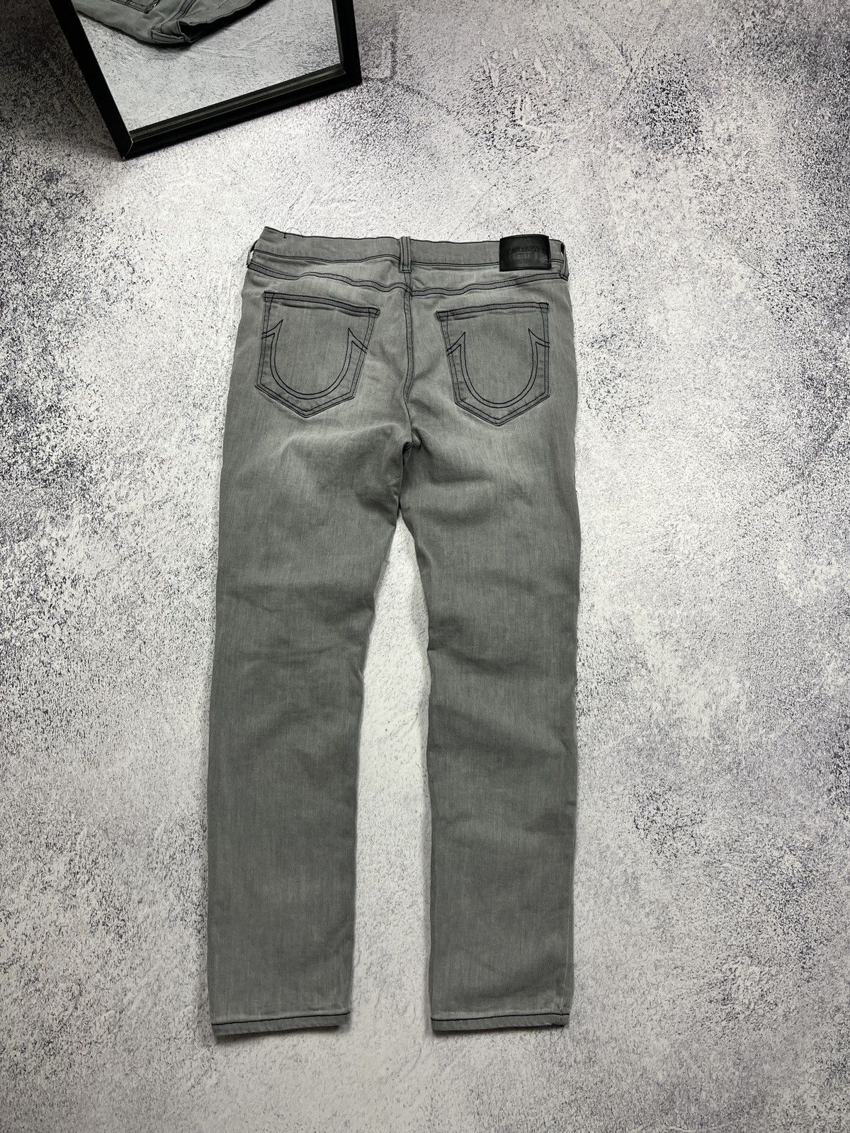 Japanese Brand × True Religion True Religion Rocco Distressed Relaxed Skinny Jeans Y2k Rare Size US 34 / EU 50 - 11 Thumbnail