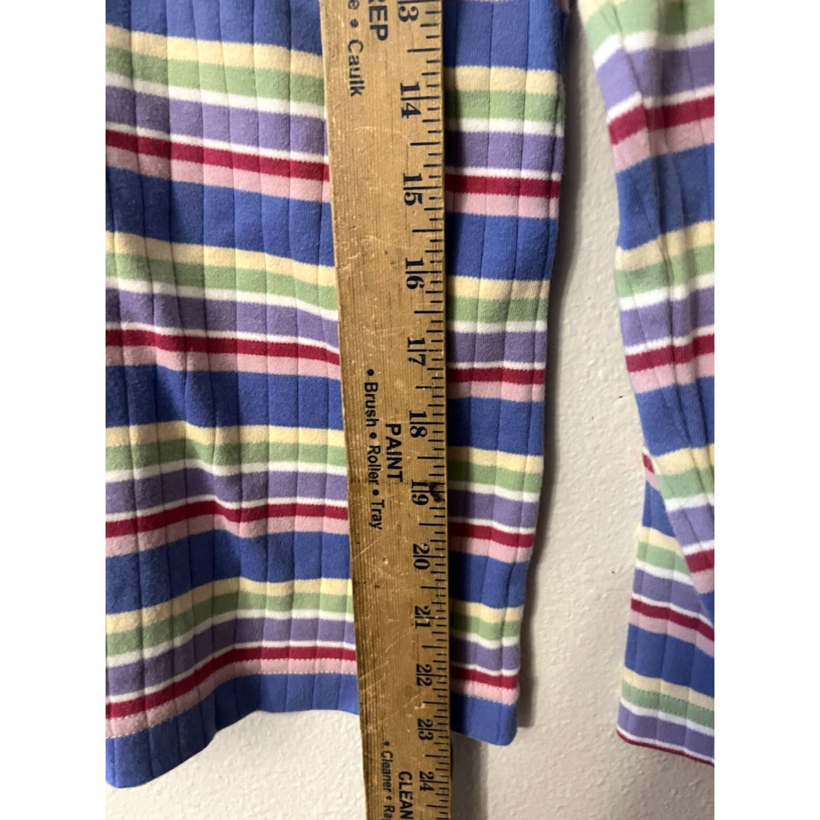 Talbots Talbots Women's Sweater Multicolor Striped Mock Neck Pullover Size PS Petite Adult Small Womens Size S / US 4 / IT 40 - 4 Thumbnail