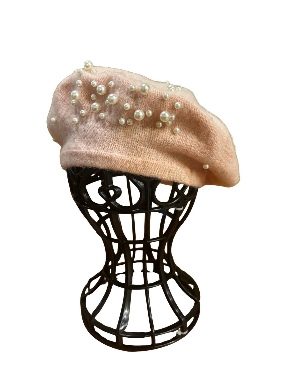 Other Pink hat with beads.wm4450 Size ONE SIZE - 10 Thumbnail
