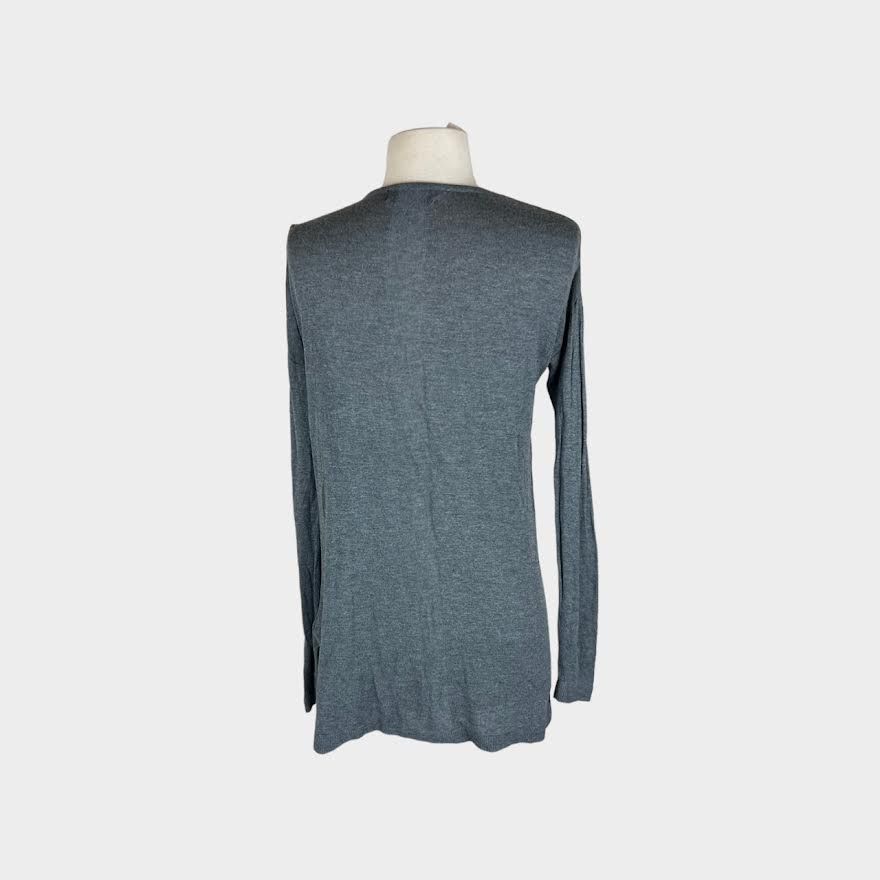 Mossimo Mossimo | Women's Lightweight Open Gray Cardigan | Medium Size M / US 6-8 / IT 42-44 - 3 Thumbnail