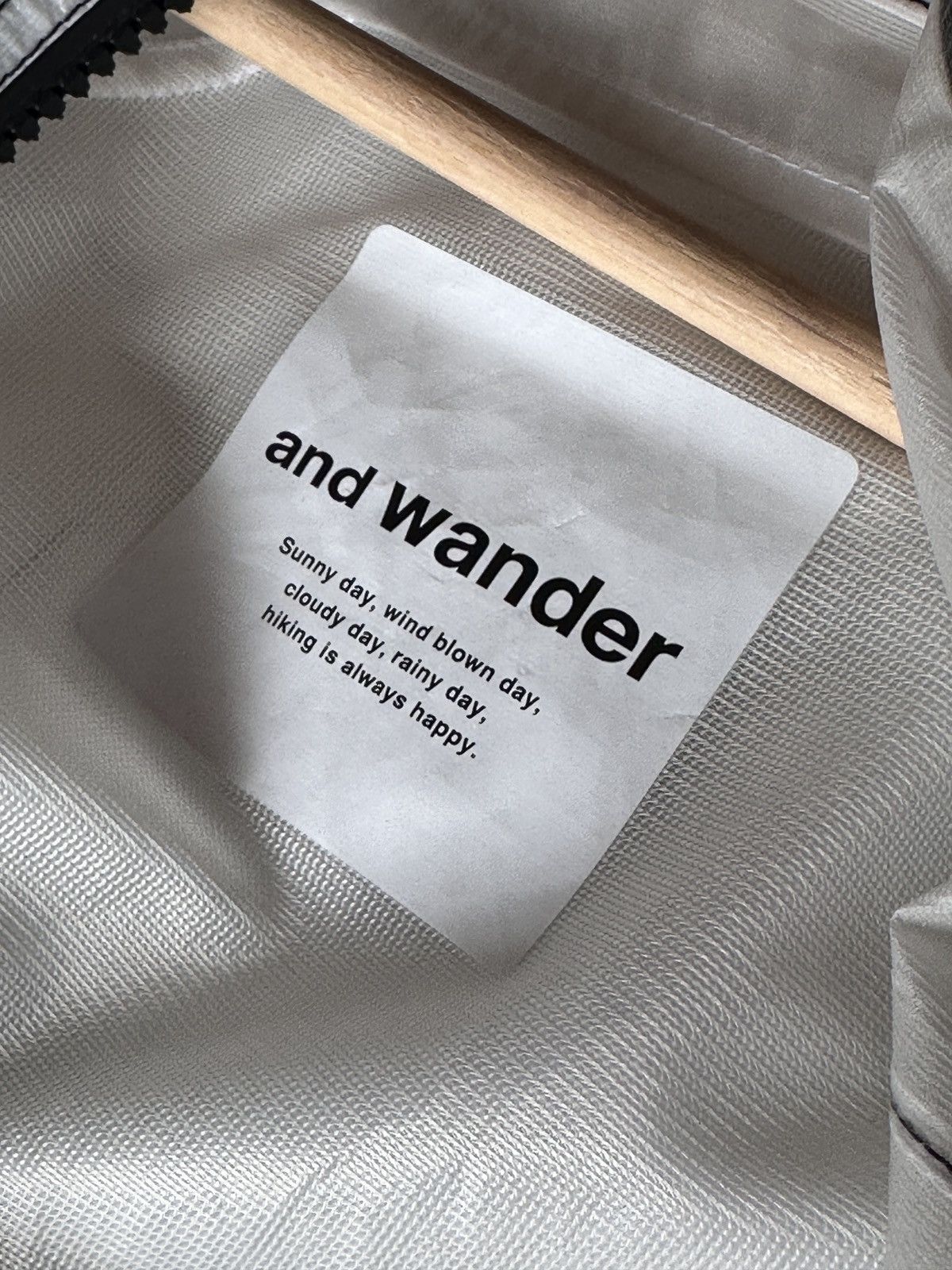 And Wander sheer loose fitting rain jacket Size US M / EU 48-50 / 2 - 6 Thumbnail