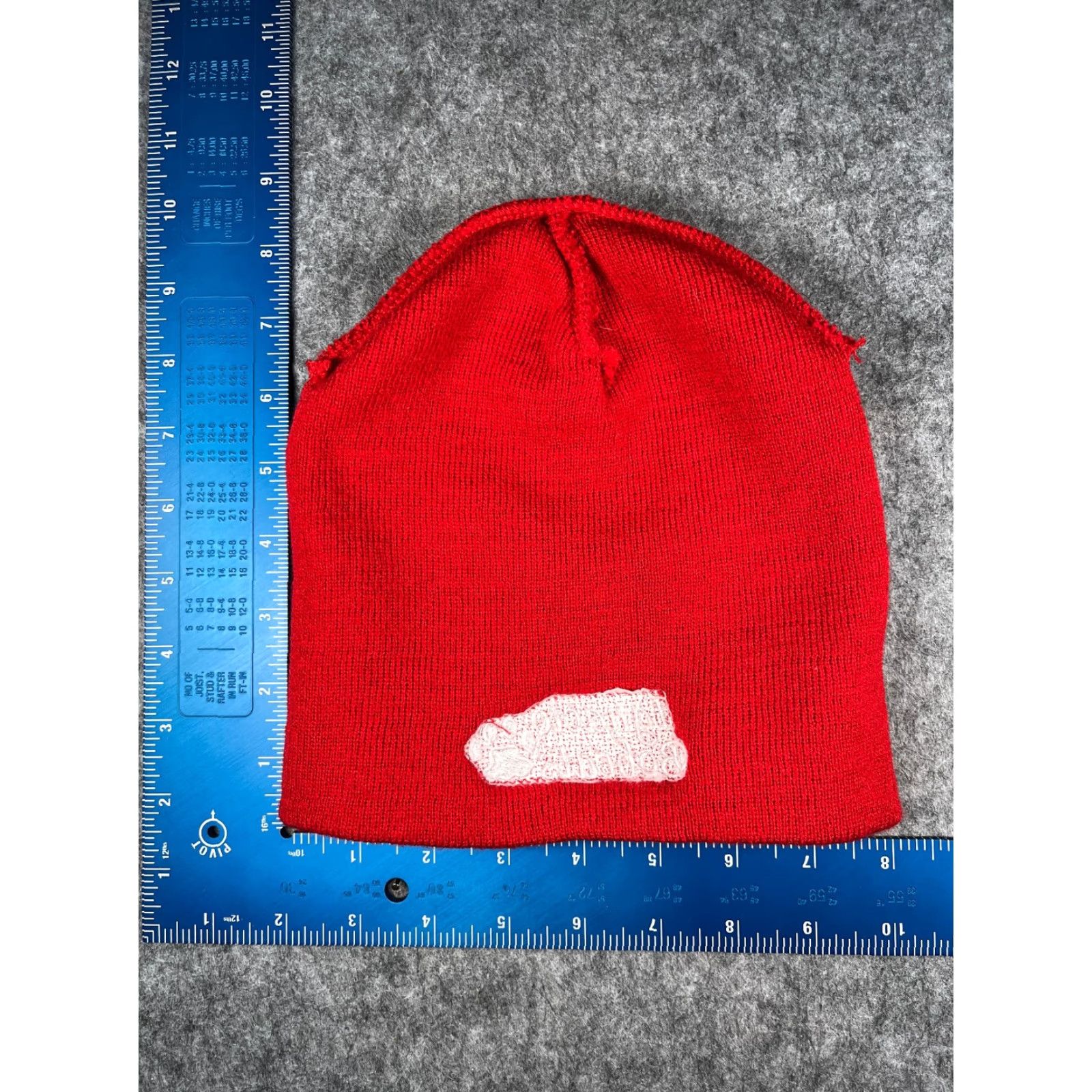 Vintage Ignacio Bobcat Highschool Basketball Beanie Toque Adult OS Red Knit 100% Acrylic Size ONE SIZE - 5 Thumbnail