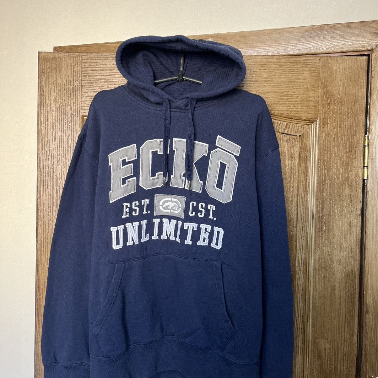 Ecko Unltd. × Vintage Baggy Hoodie Ecko Unltd Vintage hip hop rap Size US L / EU 52-54 / 3 - 3 Thumbnail